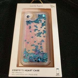 IPhone 7 Confetti Heart Case